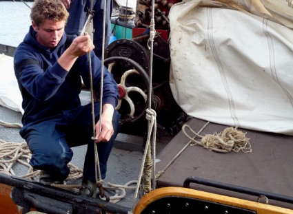 Daan tijdens de strontrace 2008